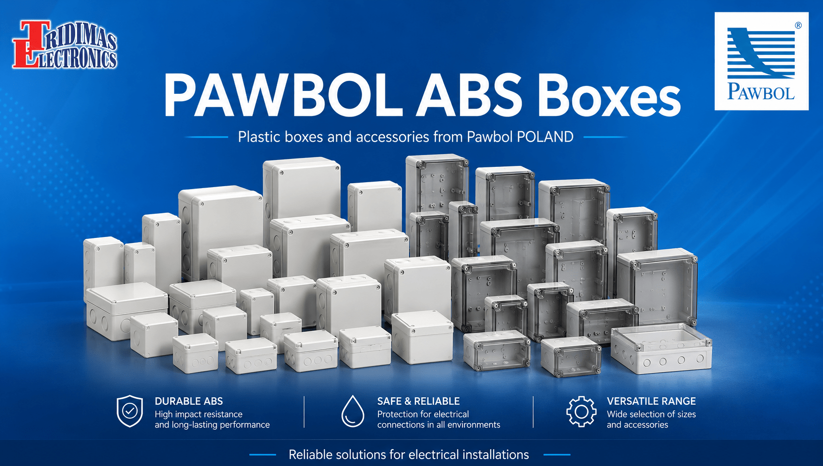 Pawbol's Series of Waterproof Boxes for Electricians and Electronics Engineers